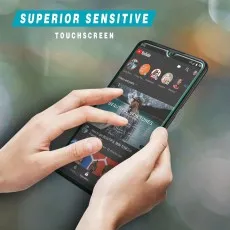 LG K50S screen protector with superior touch sensitivity for smooth and responsive touchscreen use