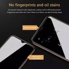 No Fingerprint & Oil Stain Resistant Screen Protector – Oleophobic Coating for Smudge-Free, Waterproof, and Easy-to-Clean Display Protection
