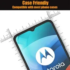 Motorola Moto E7 Tempered glass Screen Protector - HD Ultra Clear & shatterproof