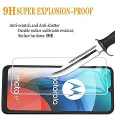 Motorola Moto E7 Tempered glass Screen Protector - HD Ultra Clear & shatterproof