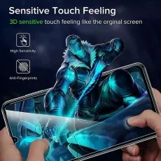 Infinix Note 12 screen protector with high sensitivity and 3D touch feel, ensuring smooth performance like the original screen with anti-fingerprint coating