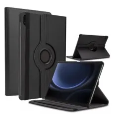 360° rotating stand case for Samsung Galaxy Tab S8 in black.