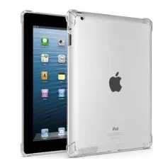 Slim and lightweight clear case for iPad 2/3/4 with bumper.