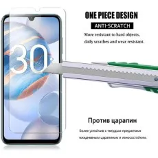 Honor 30i Tempered Glass Screen Protector – One-Piece Design, Anti-Scratch, Resistant to Hard Objects and Daily Wear, Case Friendly