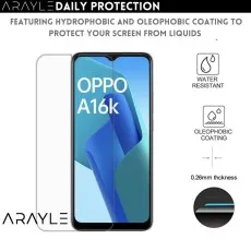 Twin Pack Oppo A16K Screen Protector | 9H Hardness & High Sensitivity