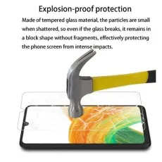 Explosion-proof tempered glass for Oppo A2X, providing shatter-resistant screen protection.