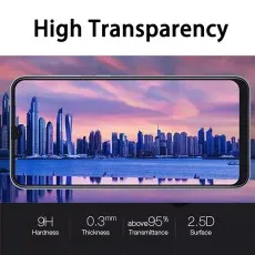 Infinix Smart 7 HD Tempered Glass – Ultra High Transparency, 9H Hardness, 0.3mm Thickness, and 95%+ Light Transmittance for Clear Viewing