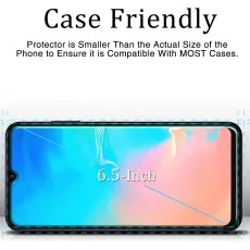 Samsung A03 6.5-inch screen protector with a case-friendly design for compatibility with most phone cases