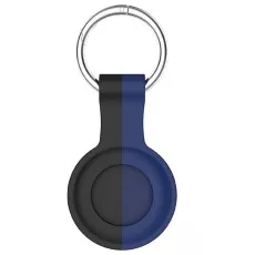 Black and Blue Airtag Key Chain