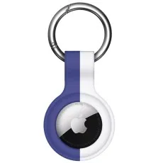 2x Blue And White Airtag Key Chain