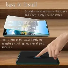 Easy-to-install screen protector, align and apply smoothly by pressing the center for even adhesion