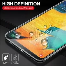 High-definition tempered glass for Samsung Galaxy A13 5G with oil repellency, anti-fingerprint, and smooth touch