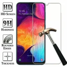 Tempered glass for Samsung Galaxy A13 5G with 9H hardness, HD clarity, rounded edges, and impact resistance