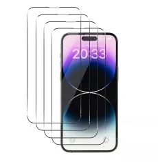 iPhone 15 Pro Max 2.5D Full Coverage Tempered Glass Screen Protector (6.7)