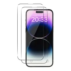 iPhone 15 Pro Max 2.5D Full Coverage Tempered Glass Screen Protector (6.7)