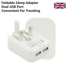 Dual USB Charger Plug UK