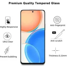 Premium tempered glass screen protector for Vivo V11i with 9H hardness, anti-fingerprint, and ultra-clear display