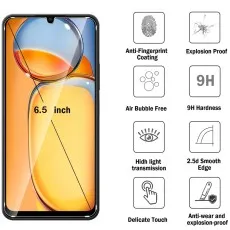 Xiaomi Poco C3 Tempered Glass – Ultra Clear & Shockproof (2 Pack)