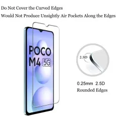 Ultra Durable Xiaomi Poco M4 5G Screen Protector – 2 Pack with Anti-Fingerprint Coating