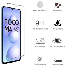 Ultra Durable Xiaomi Poco M4 5G Screen Protector – 2 Pack with Anti-Fingerprint Coating
