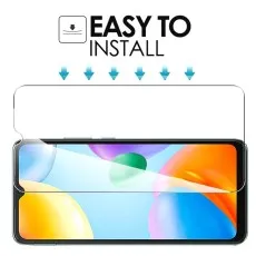 Easy-to-install tempered glass screen protector with full coverage and high transparency