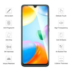 Tempered glass screen protector with 9H hardness, anti-scratch, and high transparency