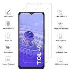2-Pack Tempered Glass for TCL 405 – Smudge Resistant & Ultra HD Transparency