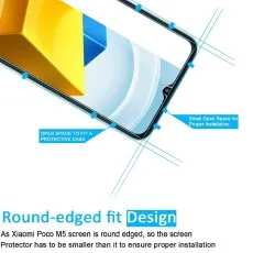 2 Pack Screen Protectors Designed for Xiaomi POCO M5 - Scratch-proof & Bubble Free