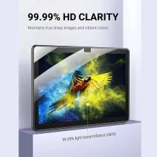 Illustration of the screen protector providing full edge-to-edge coverage for maximum screen protection