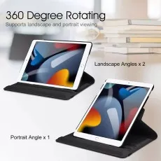 iPad Pro 11 Case 360 Rotatable Stand Flip Cover for iPad Air 11 2025 1st, 2nd, 3rd, 4th Gen