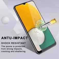 Vivo Y02A Tempered Glass Screen Protector – Anti-Impact, Shock Resistant, and Shatterproof Protection