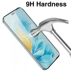 Tempered glass screen protector for Honor 200 lite, impact-resistant with strong durability and scratch protection.