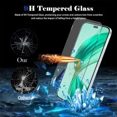 Ultra Clear 2x Honor X8 Tempered Glass – Ultra HD, Oleophobic Coating, UK