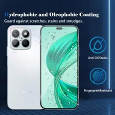 Ultra Clear 2x Honor X8 Tempered Glass – Ultra HD, Oleophobic Coating, UK