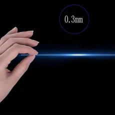 Ultra-thin 0.3mm tempered glass screen protector for seamless touch experience