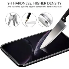 9H hardness, higher density screen protector. Anti-scratch by knife, keys, hard substances