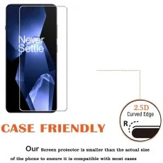 OnePlus Ace Screen Protector 2 Pack | Tempered Glass, Case Friendly, 9H Hardness