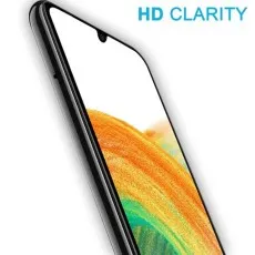 Screen protector on a Samsung Galaxy A05, highlighting HD Clarity for an unobstructed viewing experience