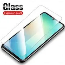 Explosion-proof glass screen protector being applied to a smartphone