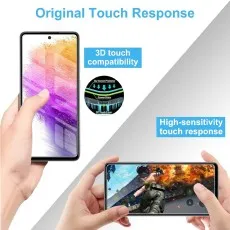 Crystal Clear 2-Pack Screen Protectors for Samsung A73 5G – Anti-Fingerprint & Full Coverage