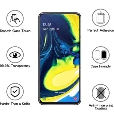 2-Pack Tempered Glass Screen Protectors for Samsung A80 – Shatterproof & Scratch-Resistant
