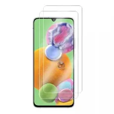 Samsung Galaxy A90 5G with two screen protectors