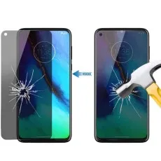 Premium Motorola Moto G8 Privacy Tempered Glass 2-Pack – Anti-Spy & Touch-Sensitive