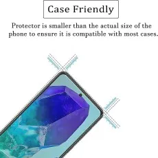 Ultra-Clear Tempered Glass for Galaxy F55 – 2-Pack, Smudge & Scratch Proof