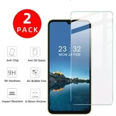Samsung M05 Tempered Glass Screen Protector – 2-Pack, Anti-Scratch & Smudge-Free