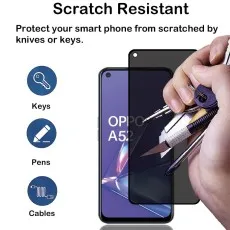 Oppo A52 Privacy Screen Protector 2 Pack – Anti Spy Tempered Glass UK