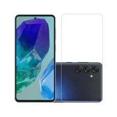 Samsung M55 Tempered Glass Guard – Crystal Clear, 9H Toughness, Case-Friendly (Pack of 2)