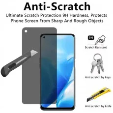 Oppo A76 Privacy Screen Protector – 2 Pack Tempered Glass | UK
