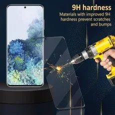 Crystal Clear Tempered Glass for S20 Plus – 2-Pack, Smooth Touch & HD View
