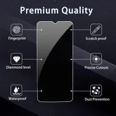 Privacy Screen protector for Samsung Galaxy S23 Plus fingerprint, scratch, water & dust proof